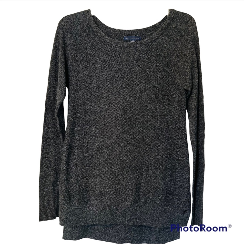 American Eagle charcoal grey sweater XS